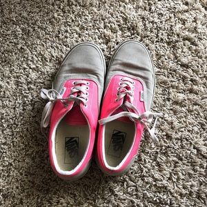 Pink/Gray Vans